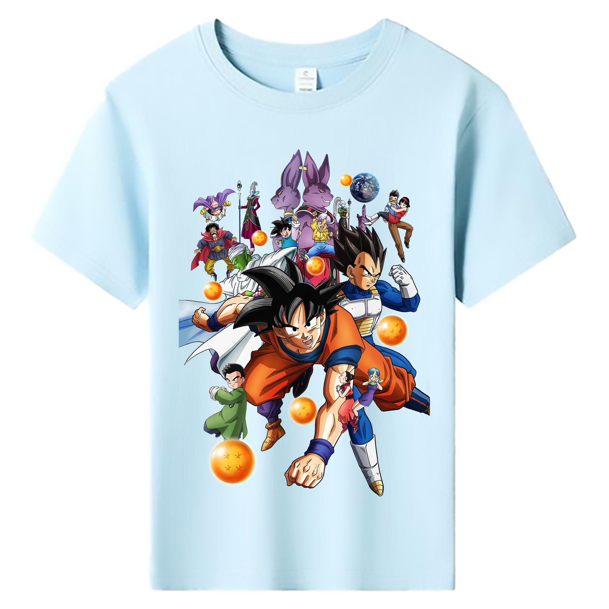 （画像用） ドラゴンボール DRAGON BALL 綿100％キッズTシャツ（フロントプリント）